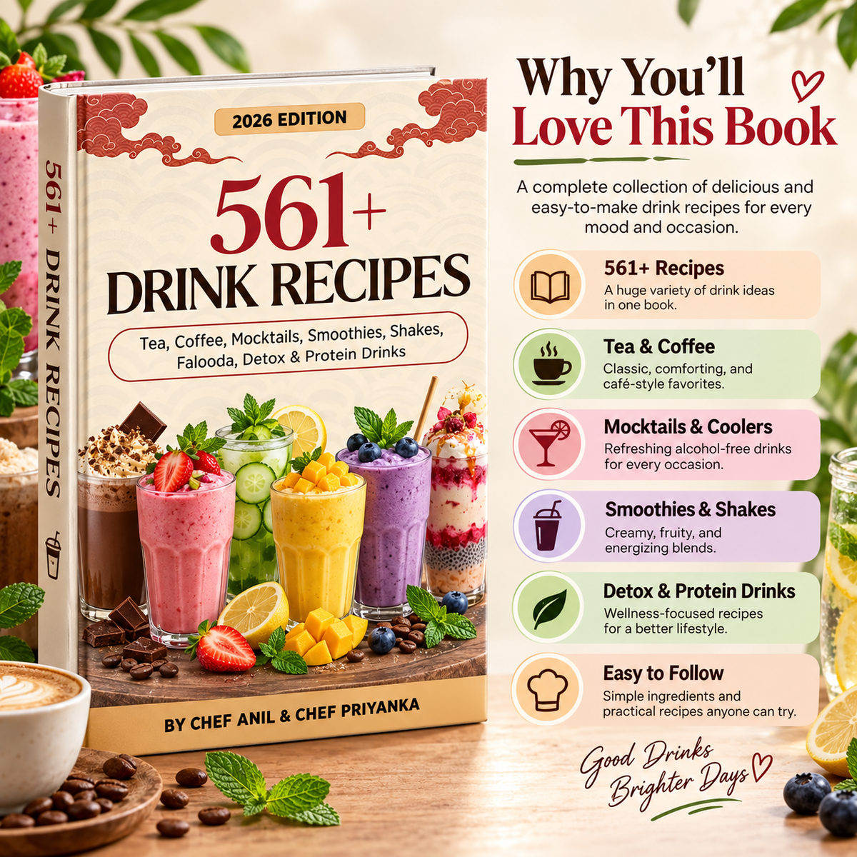 561+ Irresistible Drinks Collection – 8 Books, Endless Refreshment