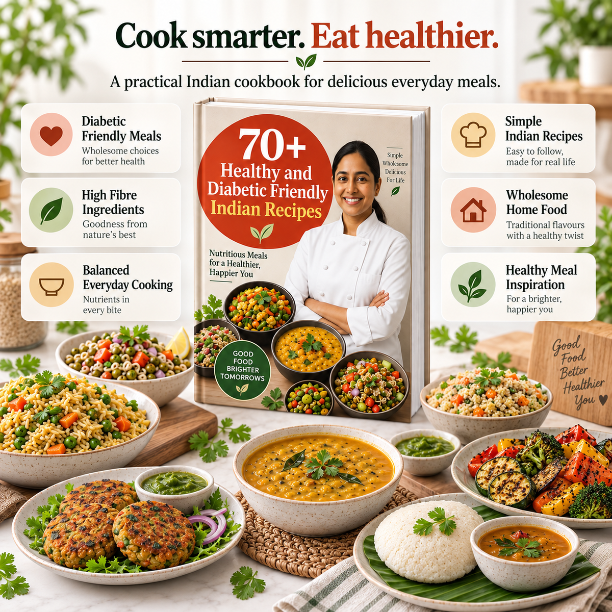 70+ Healthy and Diabetic Friendly Indian Recipes
